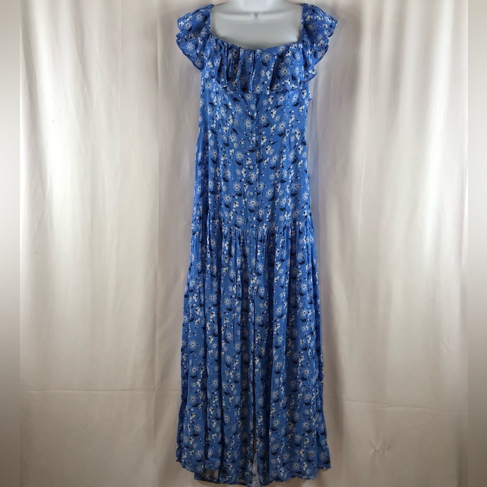 Anthropologie Yumi Kim floral tiered maxi dress NWT 8 - Picture 3 of 16